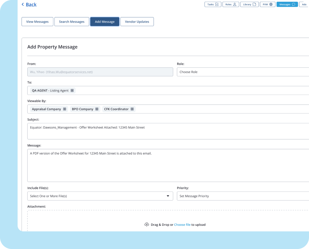 	Centralized compliance  & communication